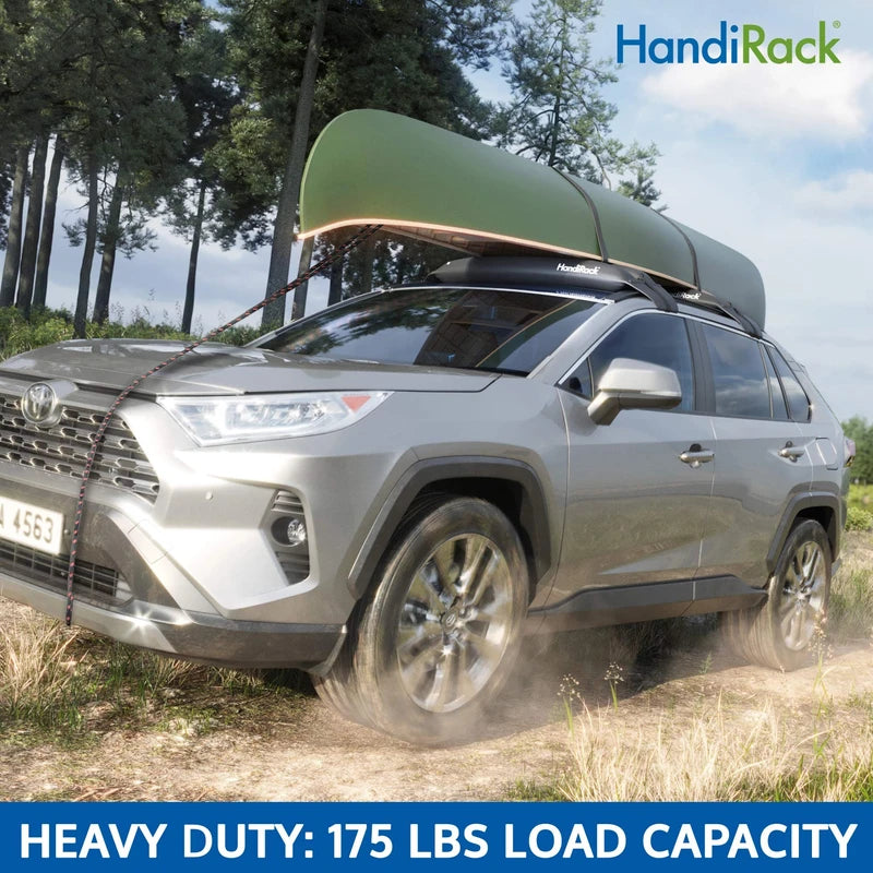 HandiRack - The Original Universal Inflatable Roof Rack - Easy to Haul Kayaks, Canoes and Snowboards - Tie Down Straps and Bow and Stern Lines Included - 175 Pound Load Capacity - Fits Cars and SUVs