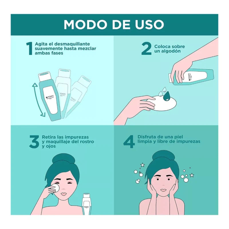 Pond's Ponds Locion Desmaquillante Dual Bio Hydratante 200ml