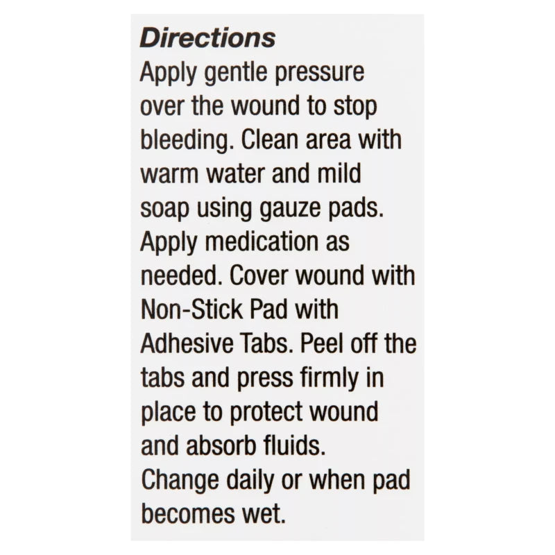 Equate Non-Stick Pads with Adhesive Tabs, 10 Count