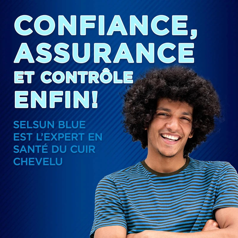 Selsun Blue Anti-Dandruff Shampoo, 250mL, Dandruff Treatment with 2.5% Extra Strength Selenium Sulfide and Pro-Vitamin B5