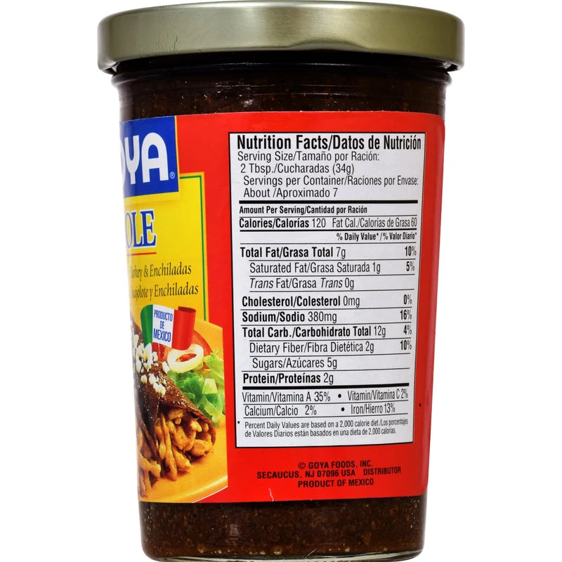 Goya Foods Mole Authentic Mexican Style, 9 Ounce