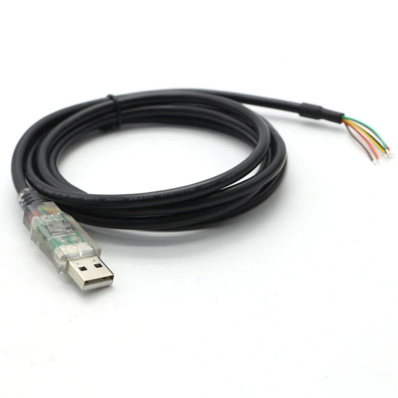 Xiusiyt USB-RS485-WE-1800-BT Serial Cable, USB to RS485 WE UART Serial Adapter Converter Cable, USB-RS485-WE Cable, 6 Way Wire End,6 Feet