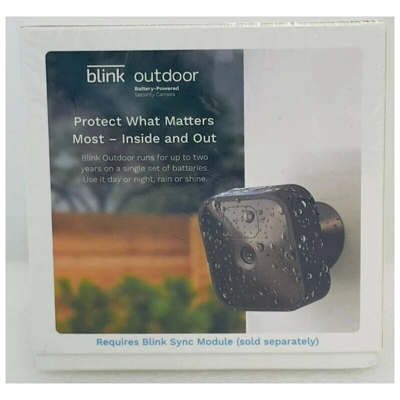 Blink Outdoor (3rd Generation) Add-On Security Camera BCM00400U, New/Sealed