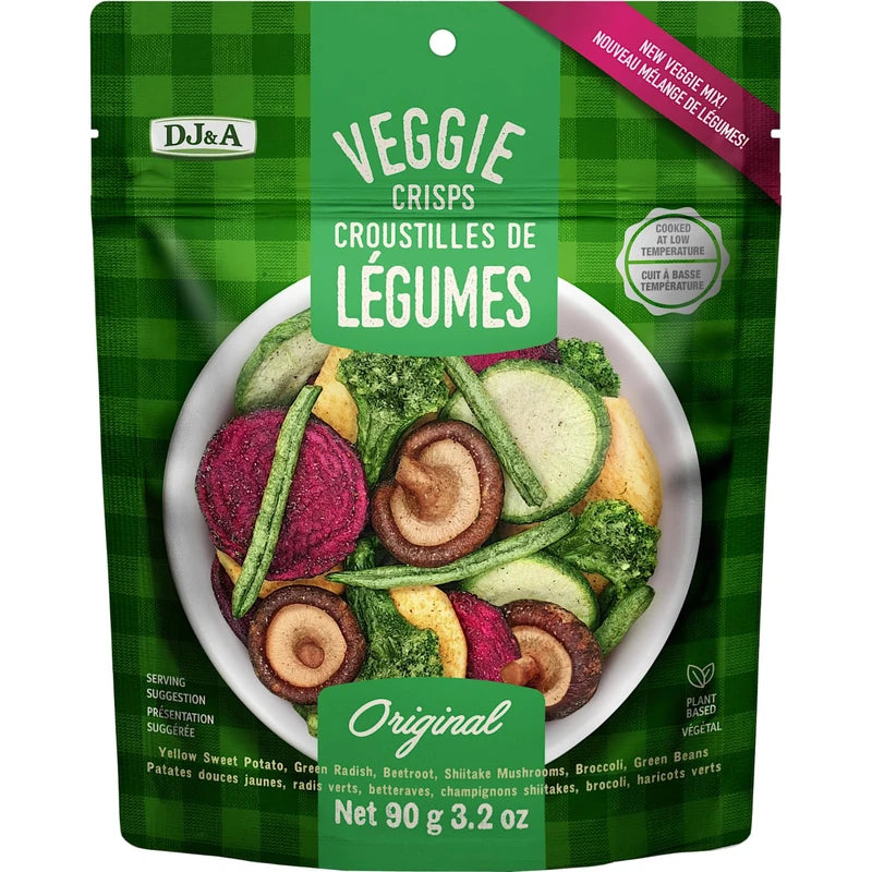 DJ&A Veggie Crisps Original, 90g