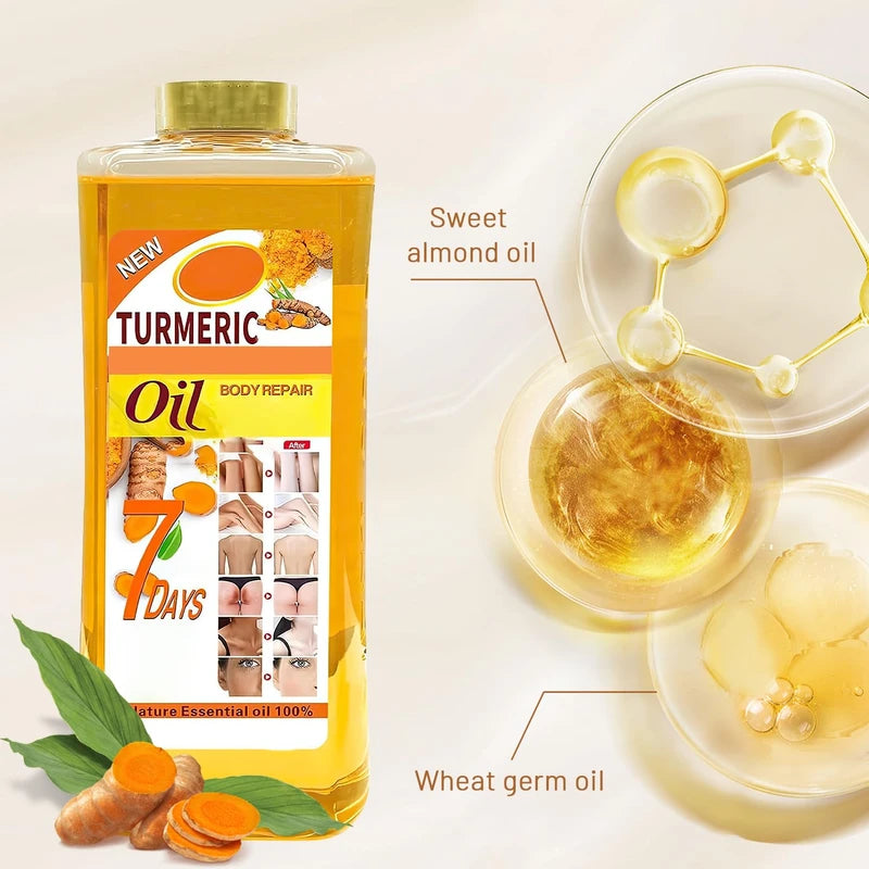 nedraho nedraho Soft 7 Turmeric Body Oil,Soft 7 Turmeric Oil,VeetGold Body Oil,Soft 7 Body Oil for Face & Body Moisturizer,Soft 7 Oil Natural Moisturizing Body Oil for All Skin Types (7 oz/Bottle)