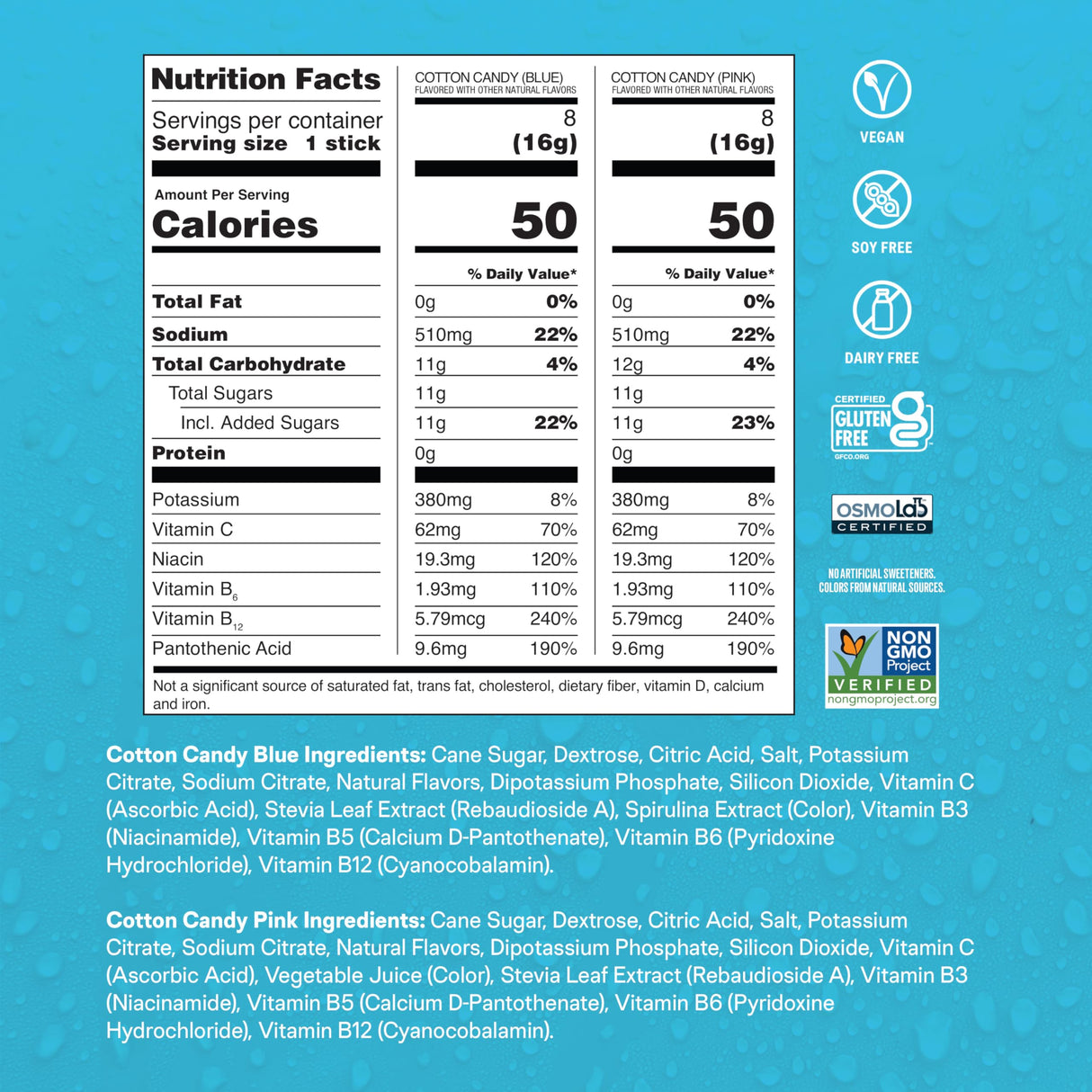 Liquid I.V.® Hydration Multiplier - Acai Berry | Electrolyte Powder Drink Mix | 1 Pack (16 Servings)