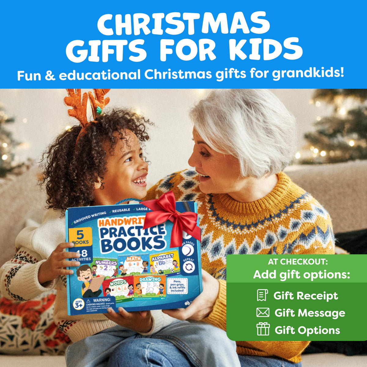Magic Grooved Writing Practice Books & Kindergarten Workbooks Ages 3-7
