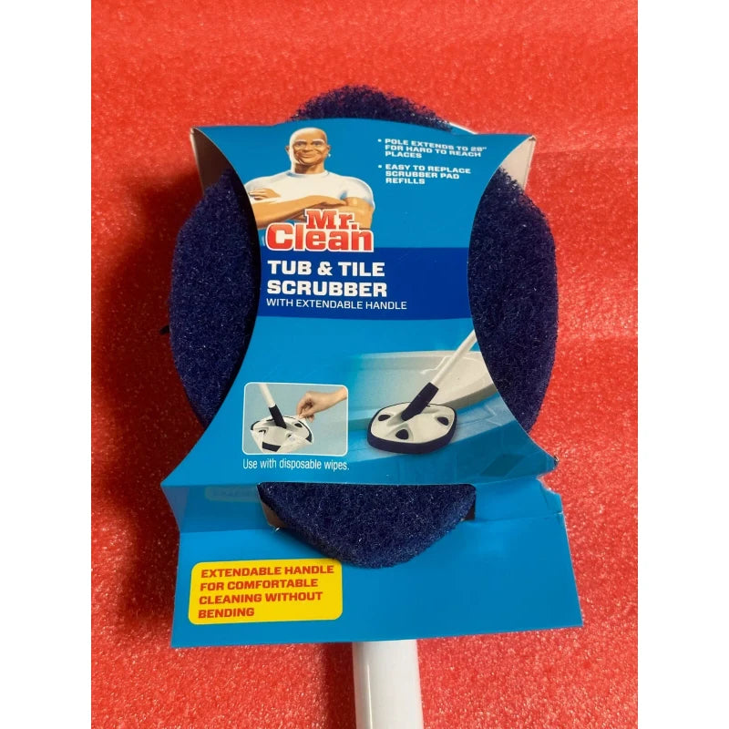 Mr. Clean Tub & Tile Scrubber with Extendable Handle up to 28 Inch