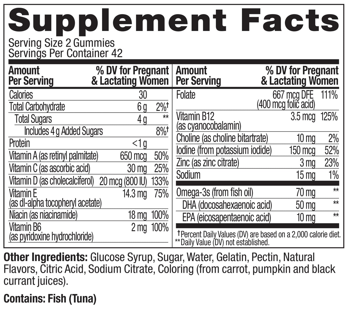 OLLY Essential Prenatal Gummy Multivitamin, Folic Acid, Vitamin D, Omega 3 DHA, Supports Healthy Growth and Brain Development, Citrus Berry - 84 Count
