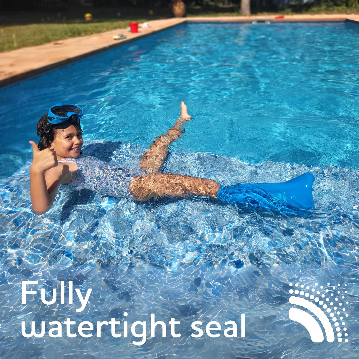 Bloccs 100% Waterproof Cast Covers for Shower Leg Kids- Swim Cover, Cast Bag for Bath. Durable Cast Sleeve for Swimming - #CL78-S Small