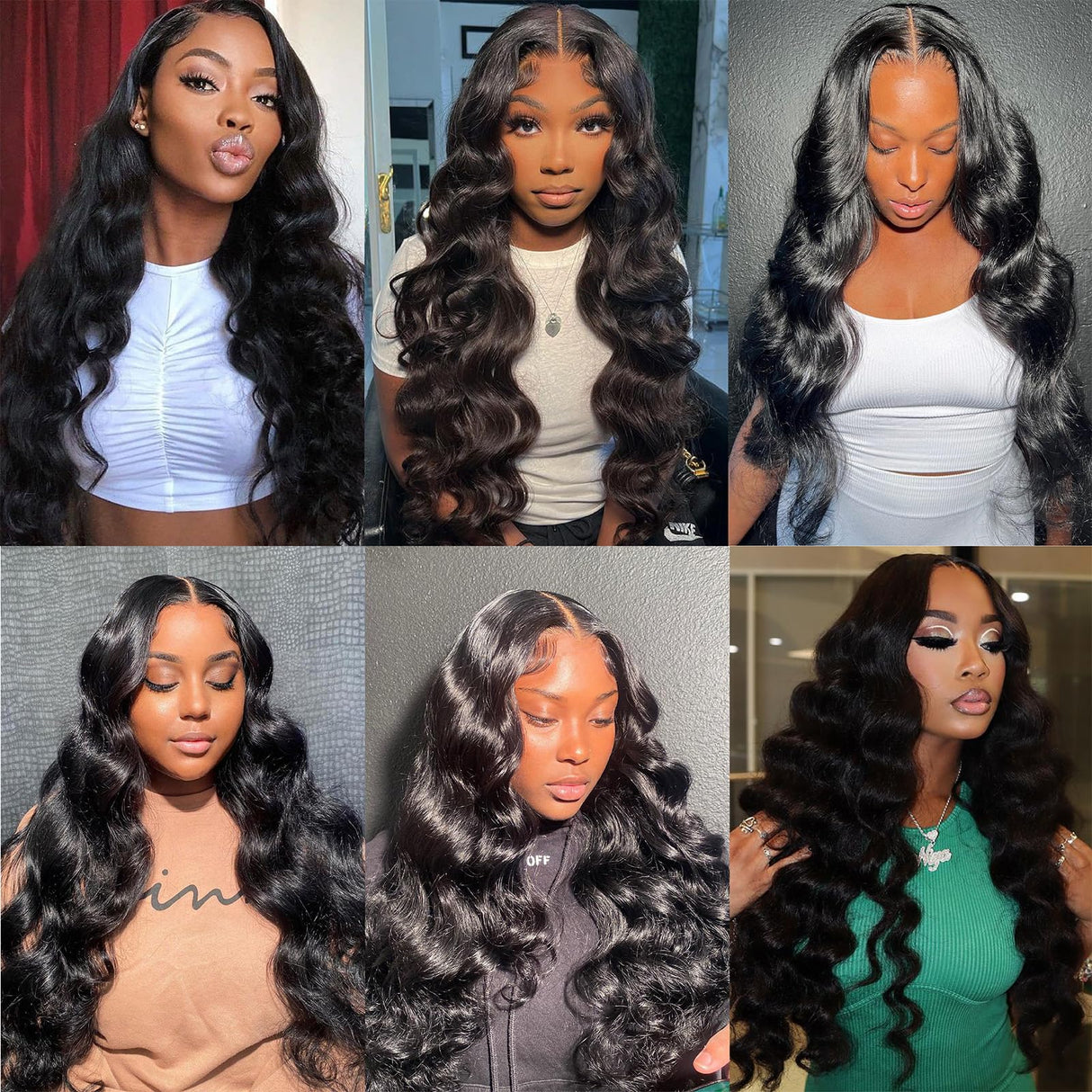 12A Brazilian Body Wave Bundles Human Hair 22 24 26 Inch 100% Real Raw Virgin Human Hair Bundles Body Wave 3 Bundles Human Hair Extension Natural Color(22 24 26)