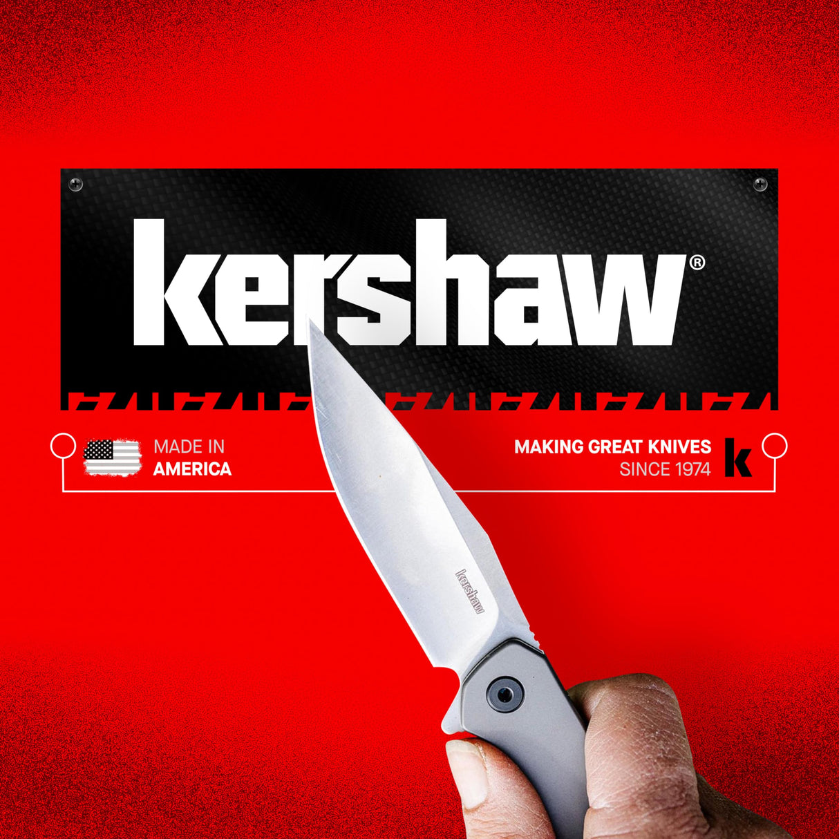 Kershaw Leek Pocket Knife, Matte Gray Design, 3 Inch Stainless Steel Drop Point Blade, EDC with Assisted Opening, Made in the USA, Reversible Clip Carry, Everyday Carry Pocket Knife for Men and Women