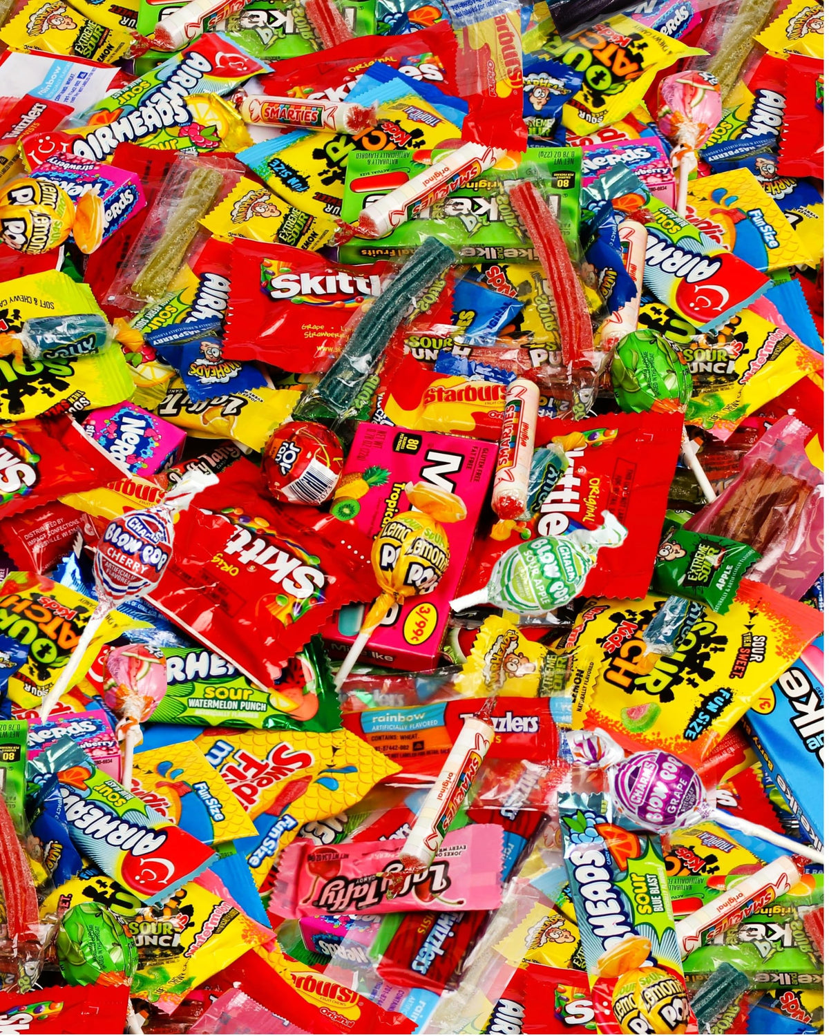 Candy Variety Pack 2 lb Bulk Individually Wrapped Fruity Chewy Candy Bag