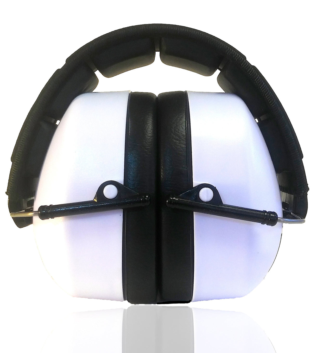 DECIBEL DEFENSE Professional Safety Ear Muffs 37dB NRR - The HIGHEST Rated & MOST COMFORTABLE Ear Protection For Shooting & Industrial Use - THE BEST HEARING PROTECTION...GUARANTEED (WHITE)