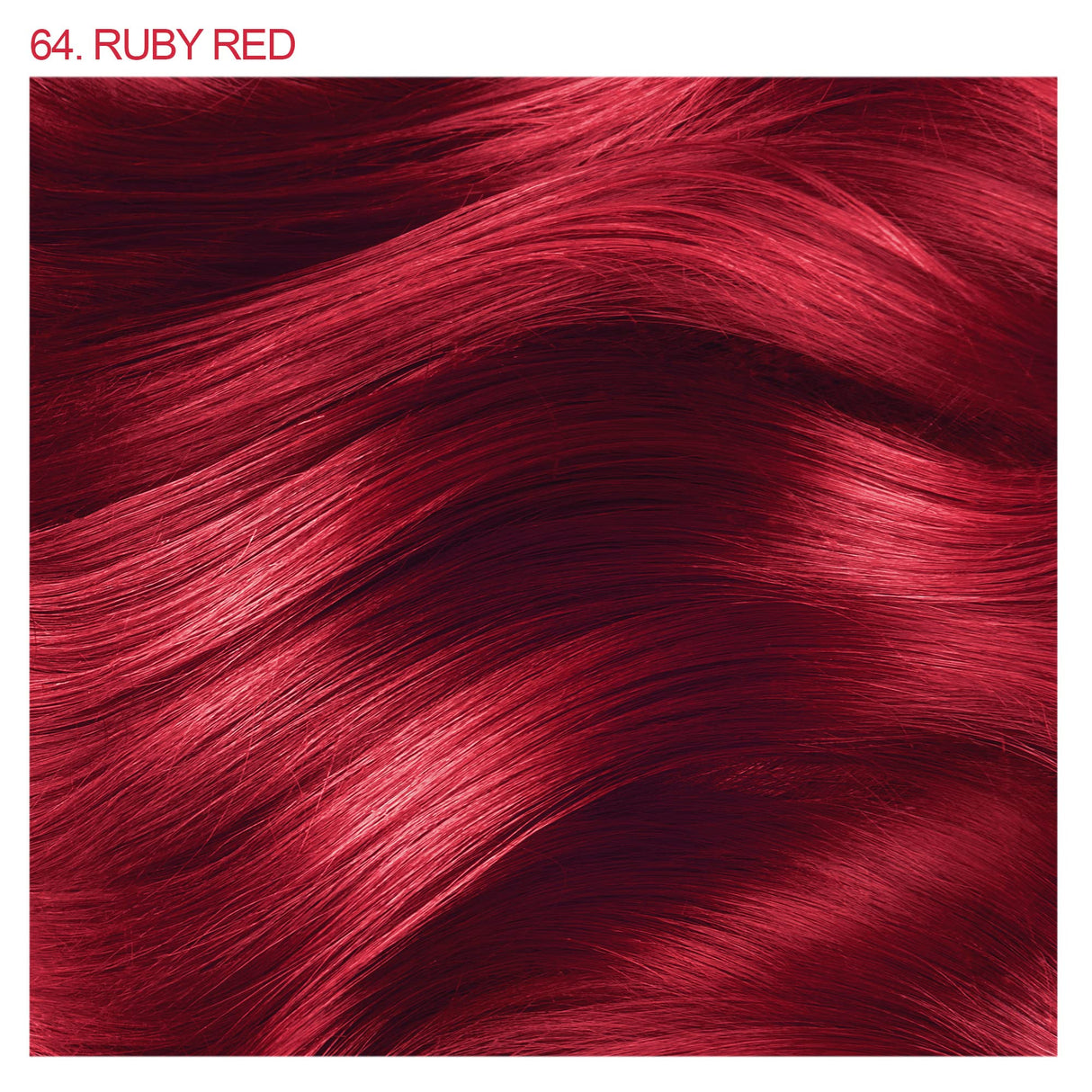 Adore Semi Permanent Hair Color - Vegan and Cruelty-Free Red Hair Dye - 4 Fl Oz - 064 Ruby Red (Pack of 2)