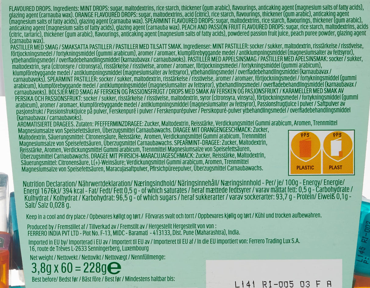 Tic Tac - Travelers - 60 Mini boxes