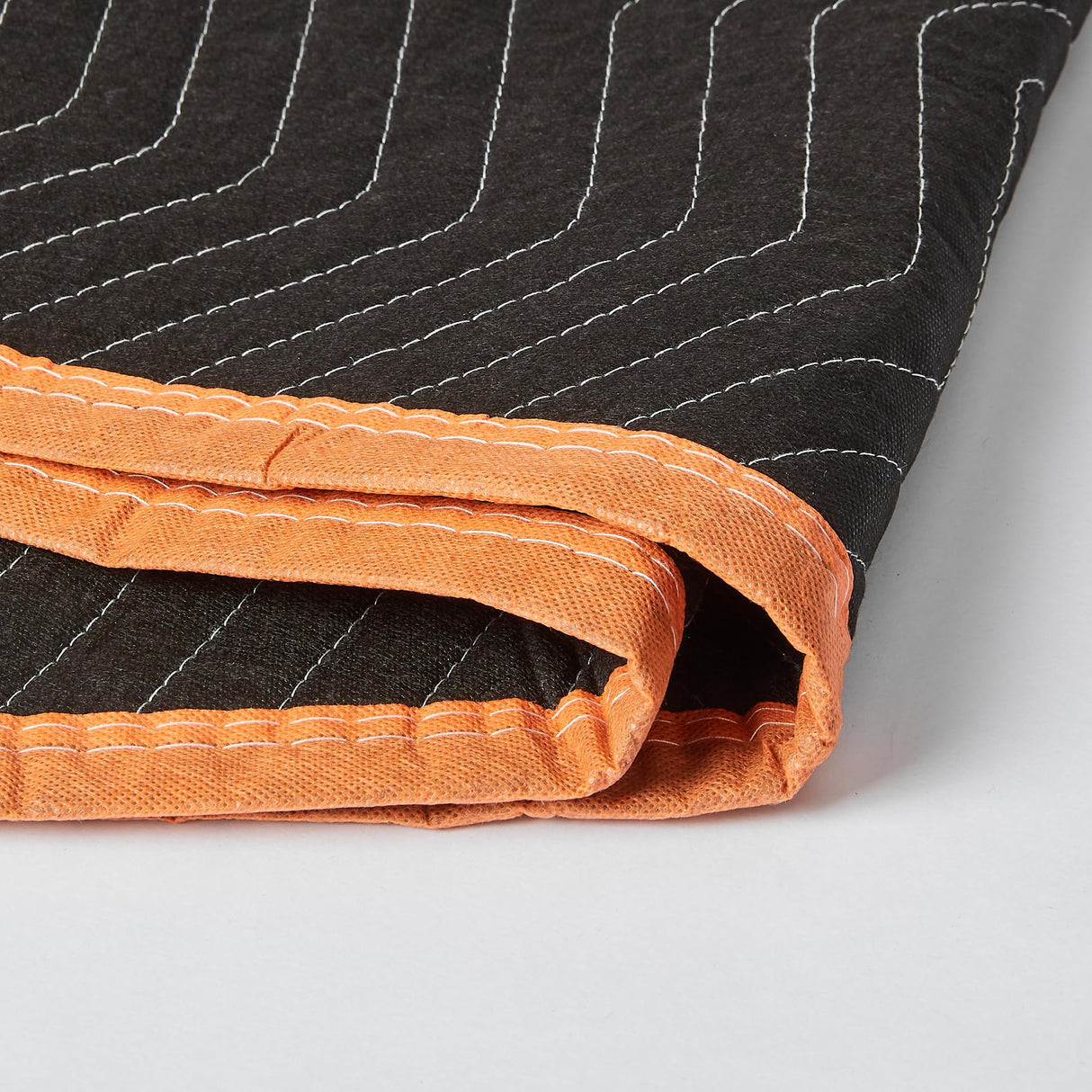 Amazon Basics Reinforced Tear-Resistant Moving Blankets, 72" x 80", Black, 6-Pack