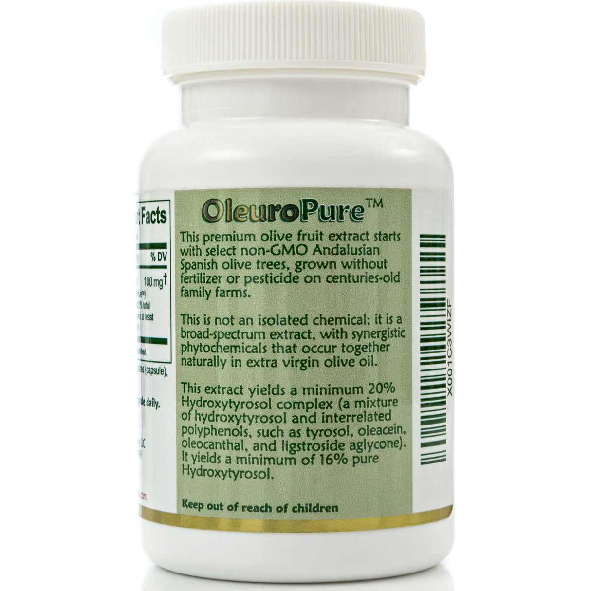 Island Nutrition, 20% Hydroxytyrosol Complex™ Olive Fruit Extract - Super Strength 100% Grown & Extracted in Spain. 90 Capsules, 100 mg, from The Maker of Real European Olive Leaf Extract