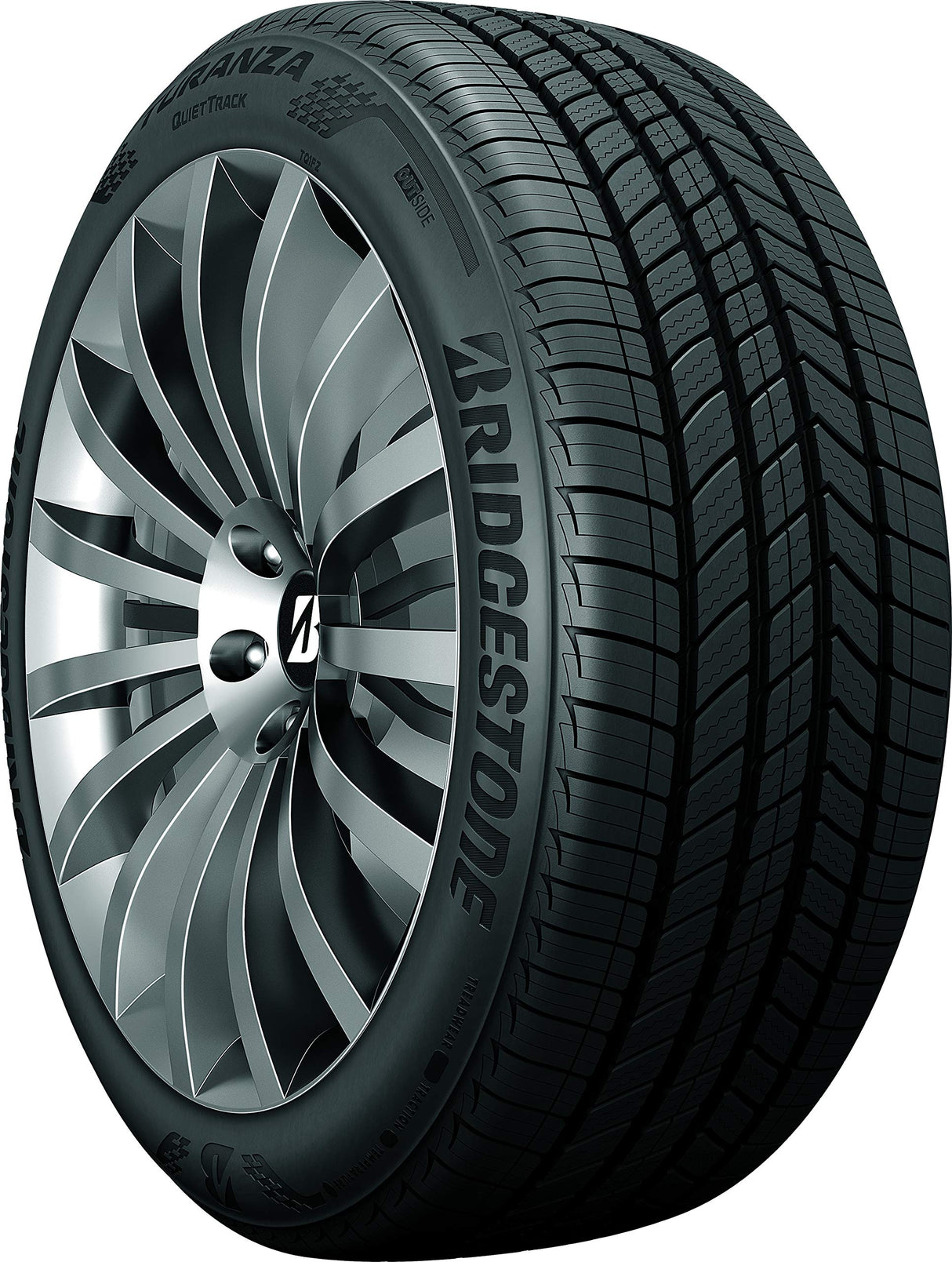 Bridgestone Turanza QuietTrack All-Season Touring Tire 245/45R17 99 V Extra Load