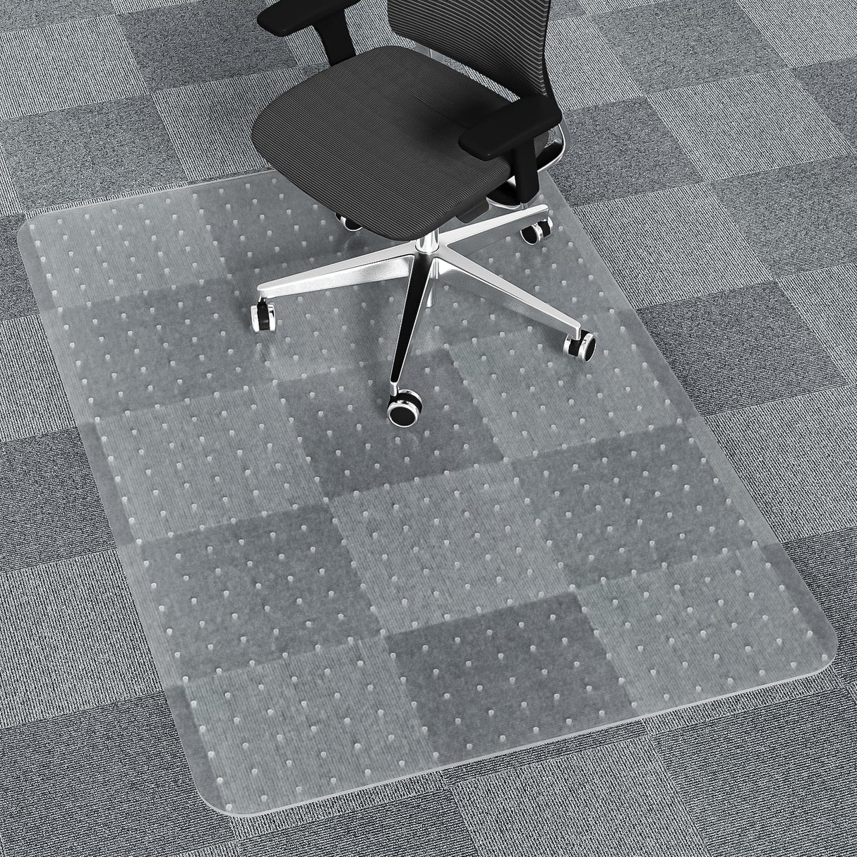 Office Chair Mat for Carpet, 32x48 Clear Heavy Duty Computer Chair Mat, Under Desk Protector Carpeted Floors Mat, Easy Chair Movement,Ship Flat