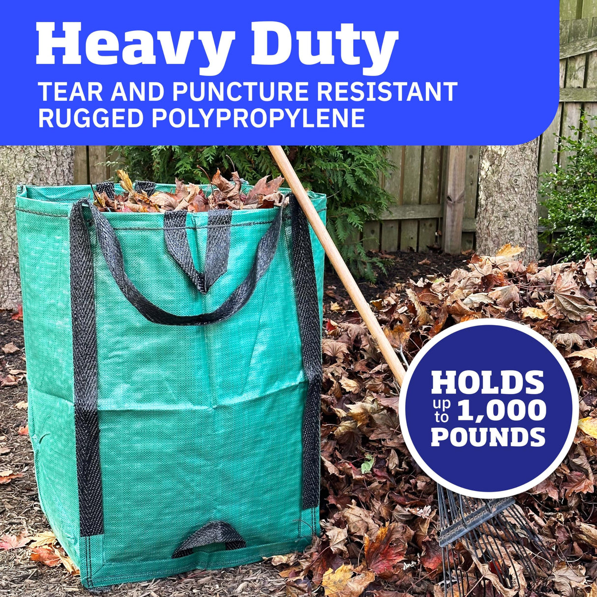 DURASACK Heavy Duty Home and Yard Bags, Green