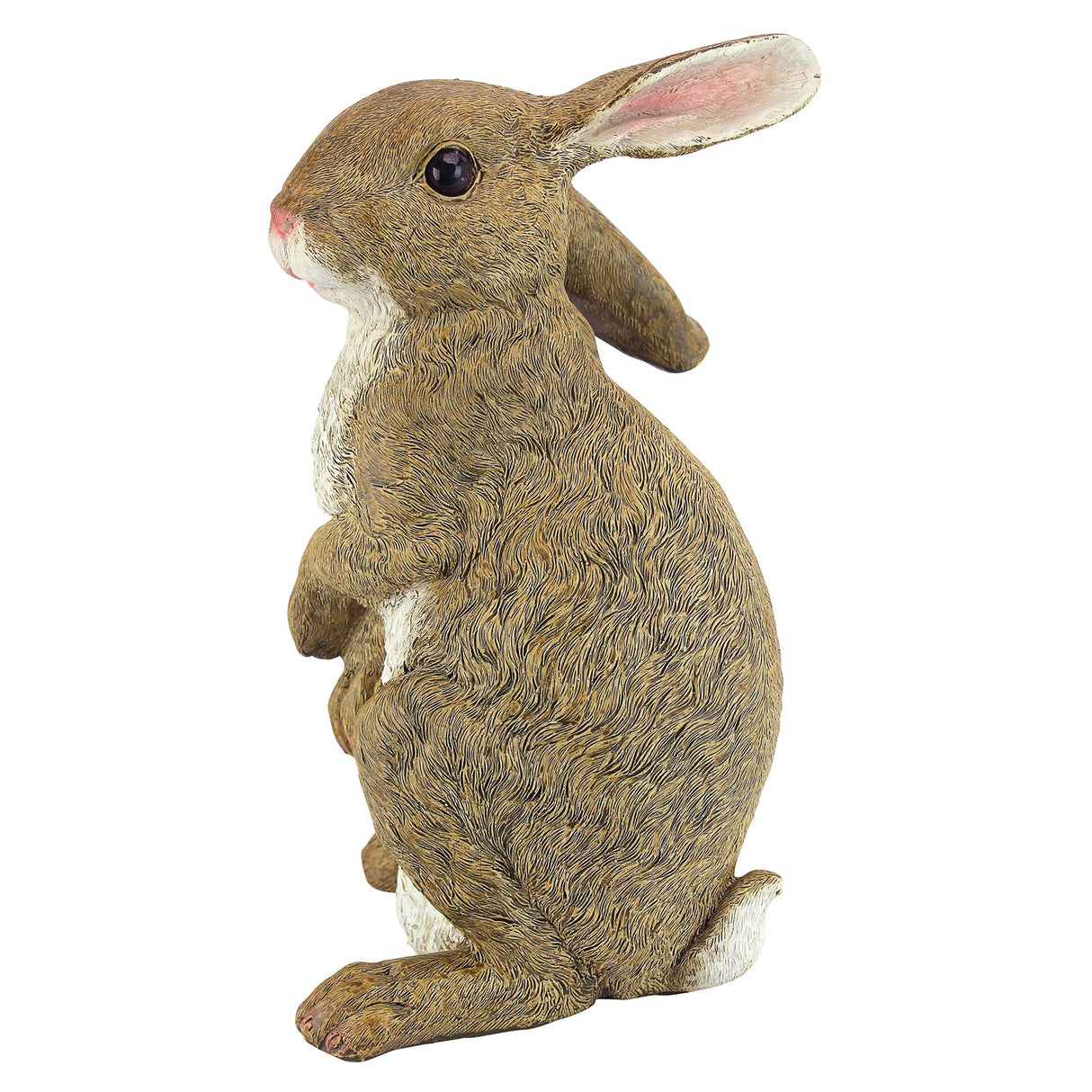 Design Toscano QM200681 Hopper the Bunny Standing Rabbit Indoor/Outdoor Garden Statue, 6 Inches Wide, 11 Inches Tall, Handcast Polyresin, Full Color Finish