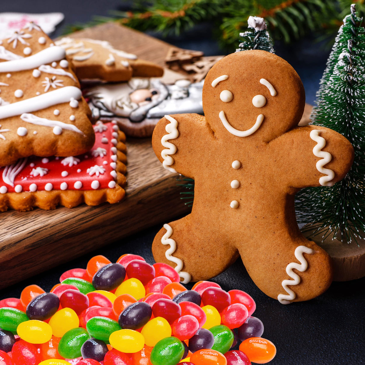 Original Jelly Beans (2 Pound) Holiday Candy - Comes in a Resealable Bag - jelly beans bulk - Perfect for Parties, Christmas Candy Stocking Stuffers