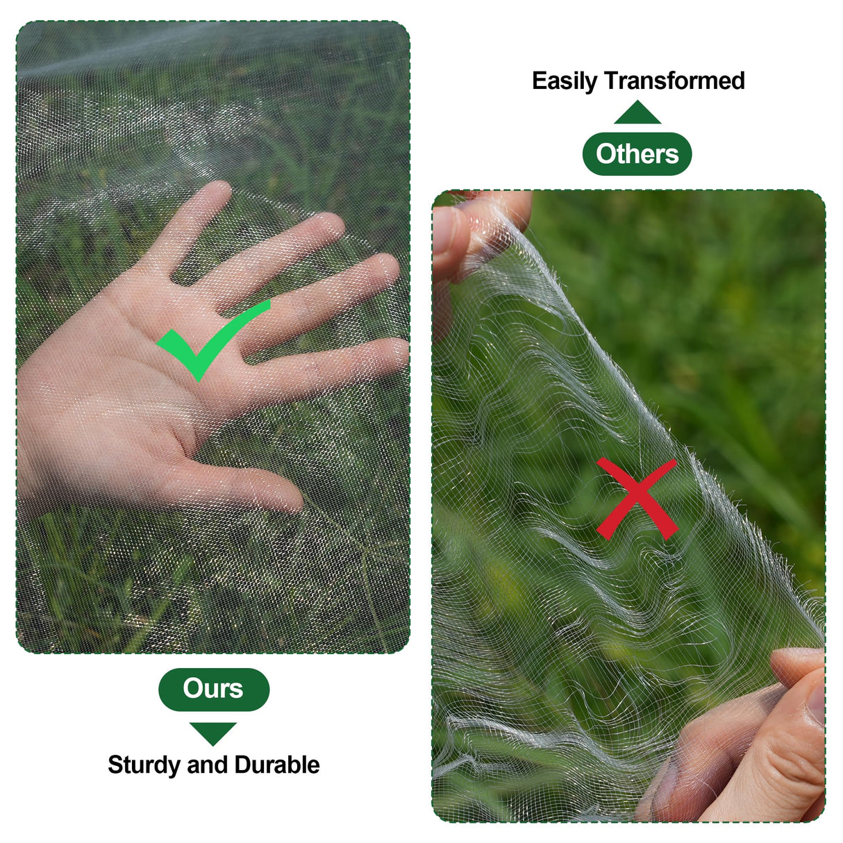 10 * 33FT Ultra Fine Garden Mesh Netting Pest Barrier, White Plant Covers for Outdoor Patio Greenhouse Crop Vegetables Fruit Flower Garden Protection, Row Covers Fabric Screen Insect Bug Bird Netting
