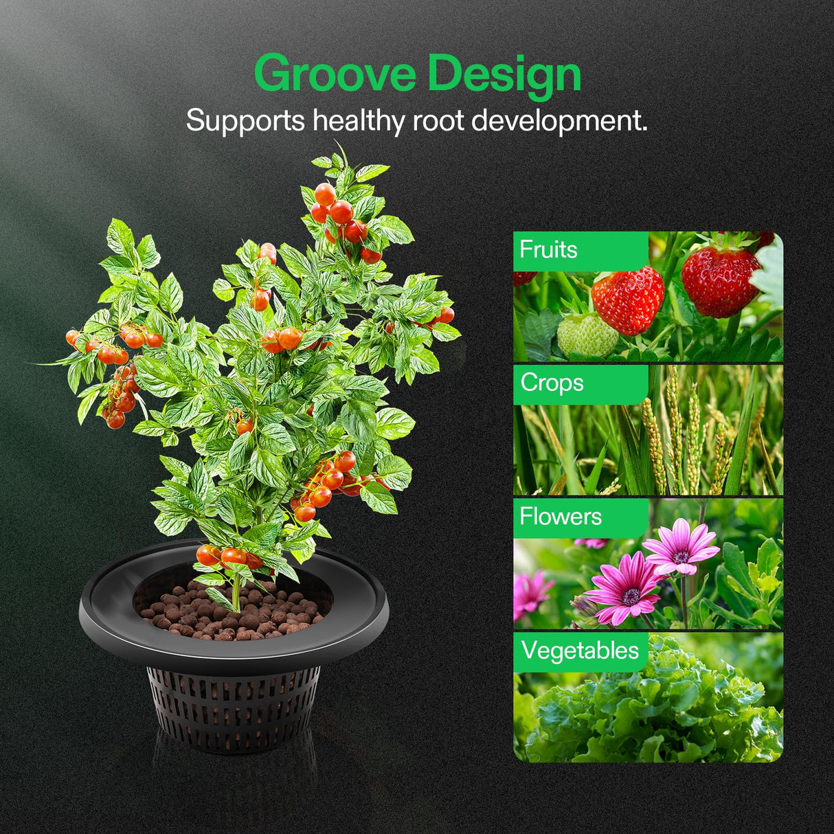 VIVOSUN DWC Hydroponics Grow System with Top Drip Kit, 5-Gallon Deep Water Culture, Recirculating Drip Garden System with Multi-Purpose Air Hose, Air Pump, and Air Stone (1 Bucket + Top Drip Kit)