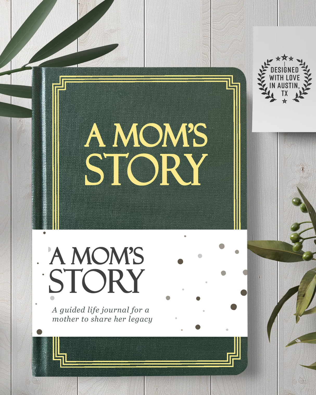 Mom's Life Story Journal (Hardcover): A Meaningful Keepsake for Mom to Share Her Journey and Memories, Book Includes 250+ Prompt Questions, Sentimental Gifts for Mother's Day, Birthday & Christmas