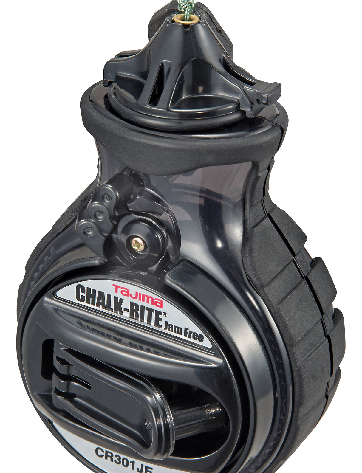 TAJIMA Chalk Line - Chalk-Rite Jam Free Special Edition Chalk Line with Extra Bold 1mm Snap Line & Five Gear Quick Retrieval - CR301JF-CP