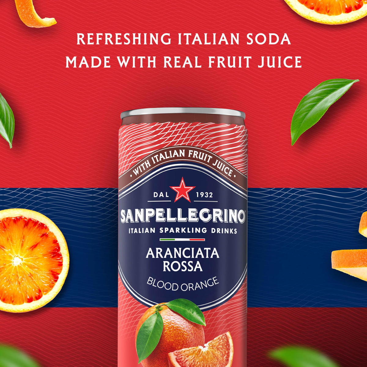 Sanpellegrino Crafted Soda Italiana, Blood Orange, 24 Pack