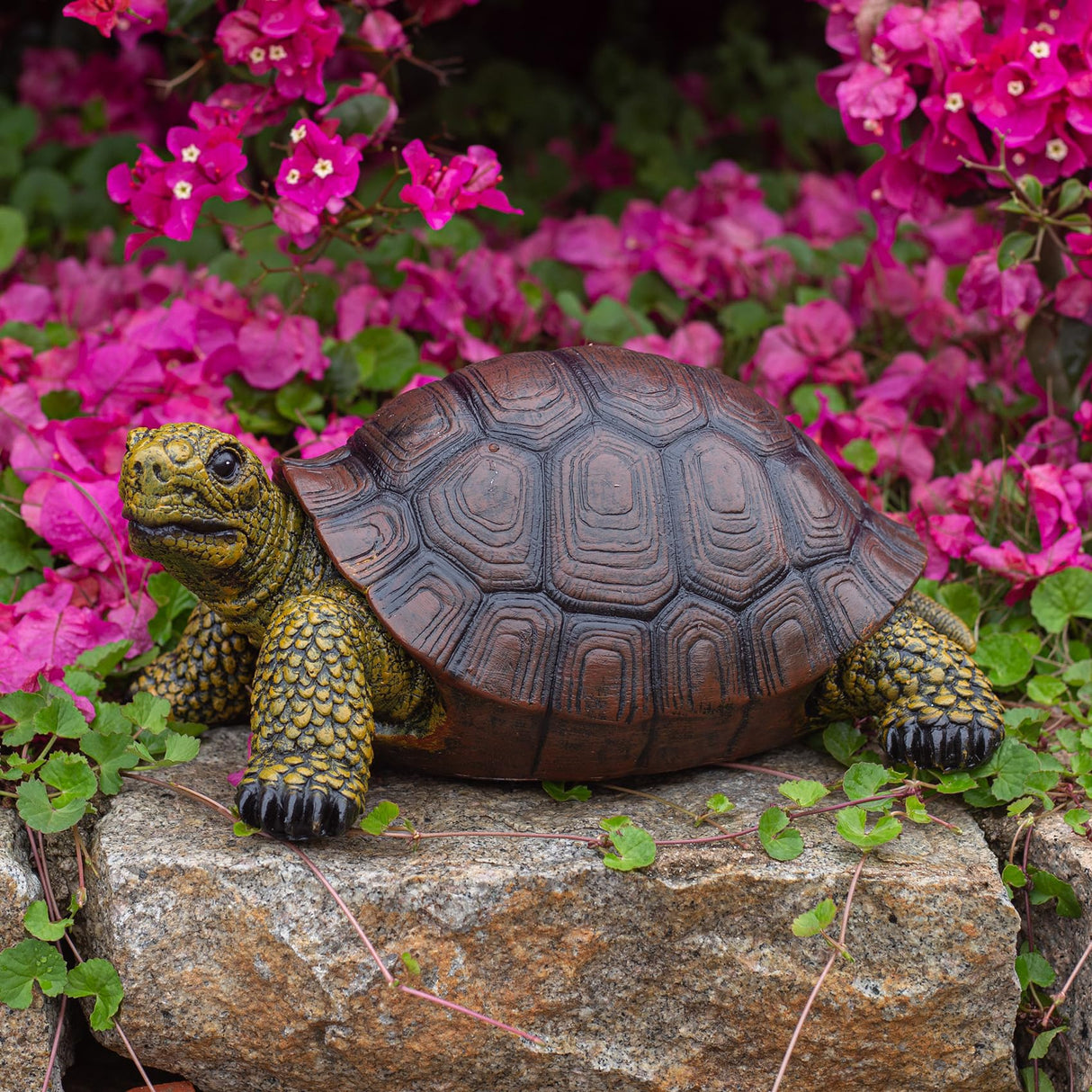 SHAODIE Garden Turtle Statue, Large Resin Tortoise Sculpture, 13L x 8.6W x 5.5H inches, Outdoor Yard Lawn Ornament,Home Decor