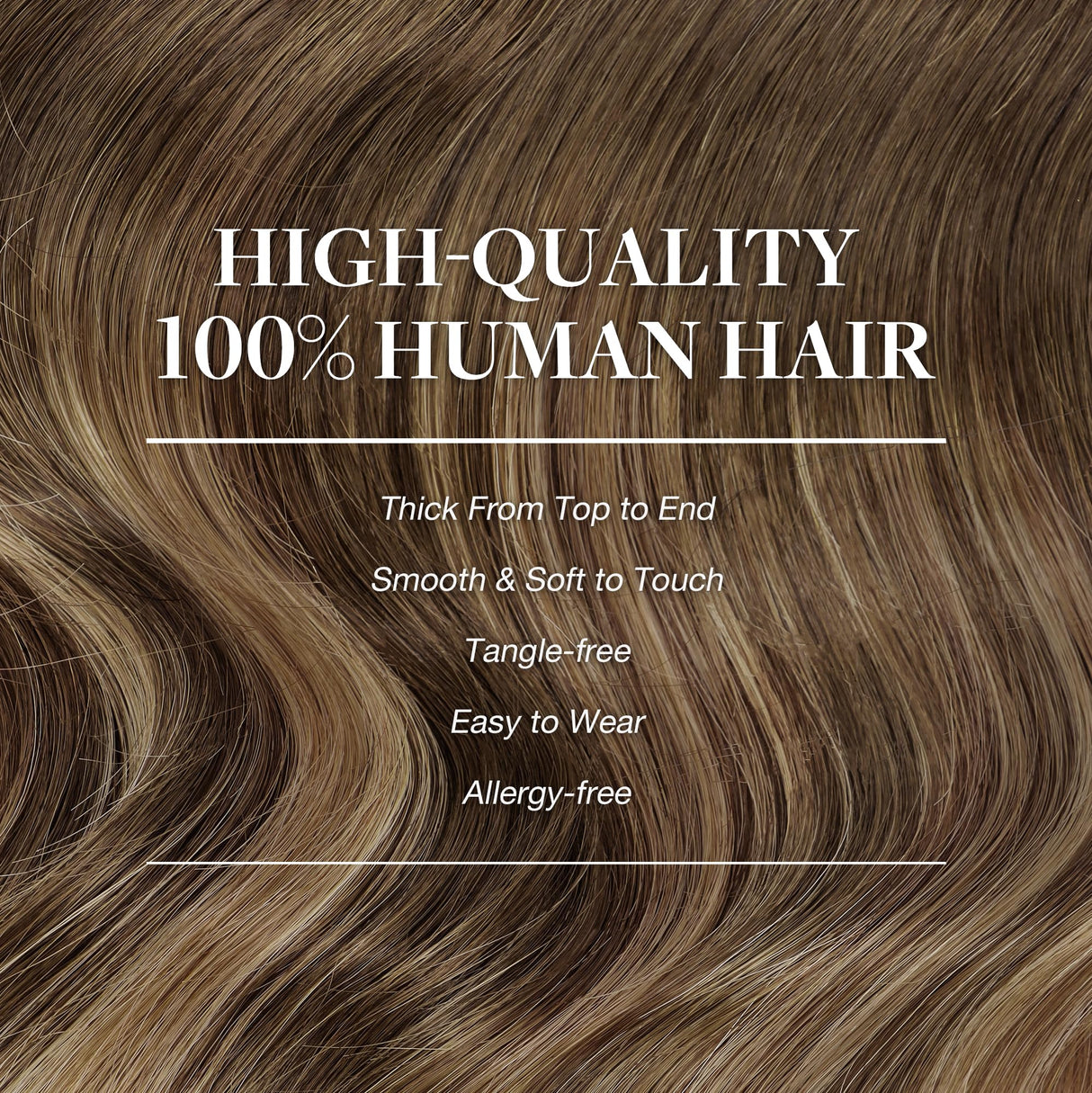 GOO GOO Clip in Hair Extensions Real Human Hair, Remy Human Hair Extensions Clip ins for Women, Natural Human Hair, 18inch 120g 7Pcs, 4/27/4 Balayage Chocolate Brown to Caramel Blonde