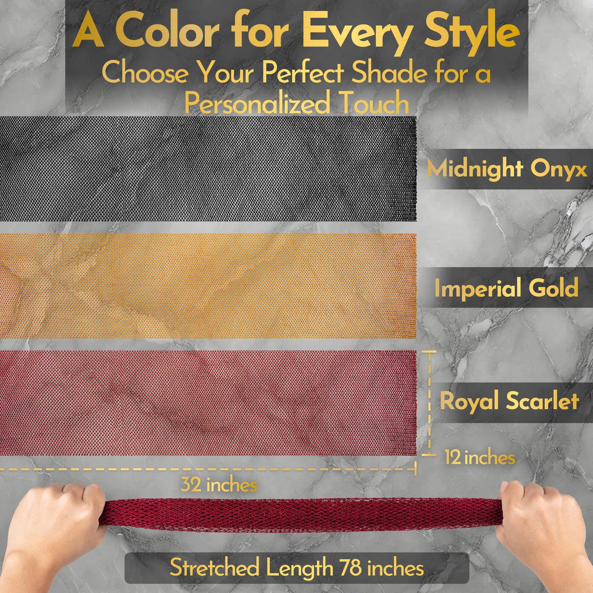 African Net Sponge – Exfoliating Long Nylon Bath Cloth, 3 Pack, Durable Body and Back Scrubber, Dead Skin Remover for Women and Men, Quick Dry, Luxury Skin Care (Black, Yellow, Burgundy)