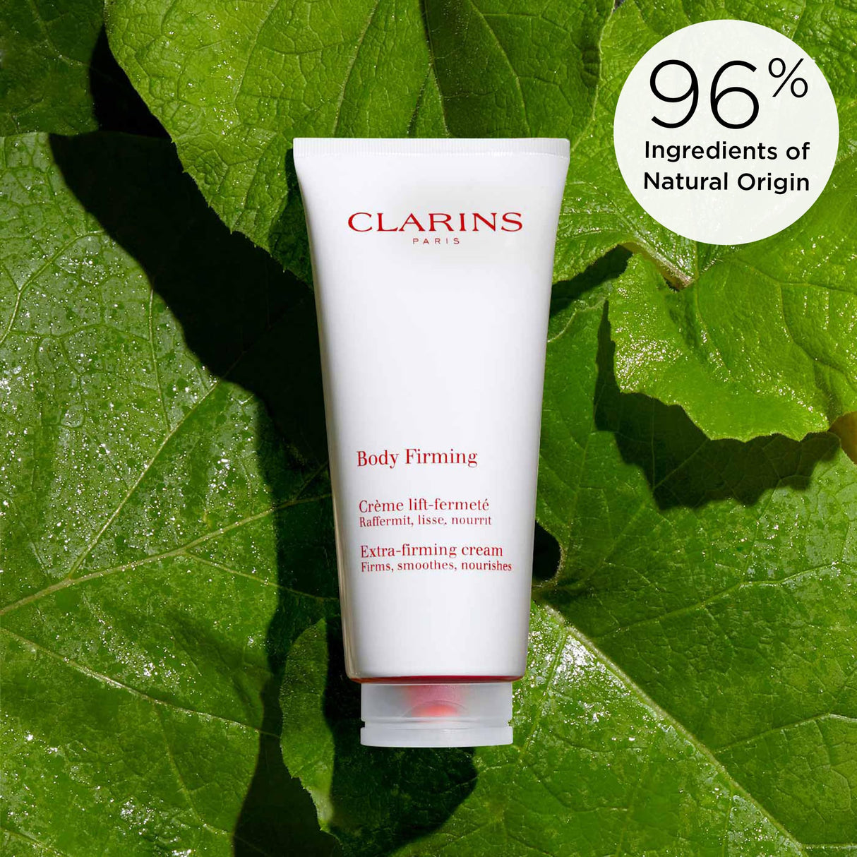Clarins Extra-Firming Body Cream | Anti-Aging Body Lotion | Visibly Firms, Tightens and Smoothes | 96% Natural Ingredients, Including Organic Shea Butter and Organic Aloe Vera Extract | 6.6 Ounces