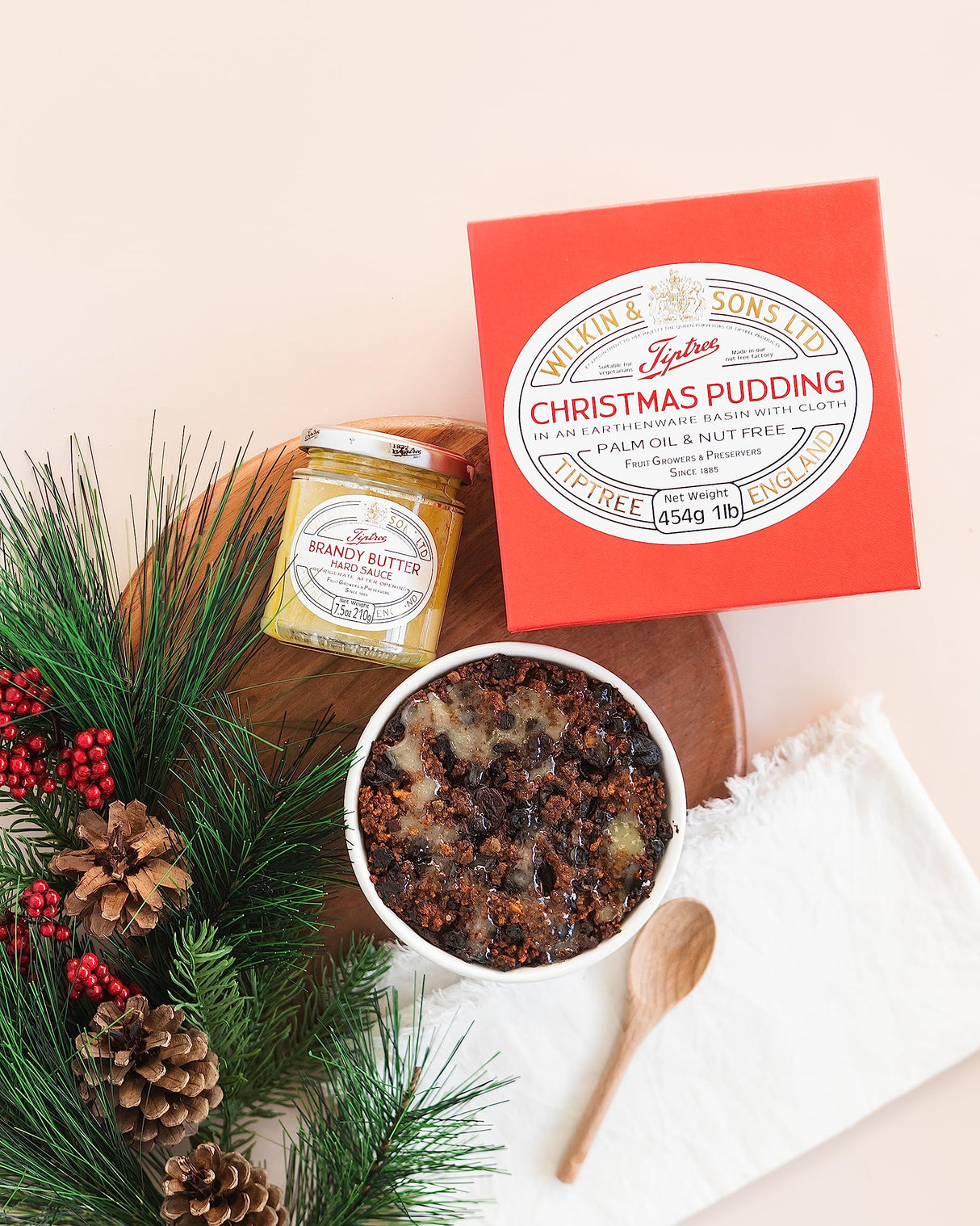 Tiptree Boxed Christmas Pudding, 1 Pound