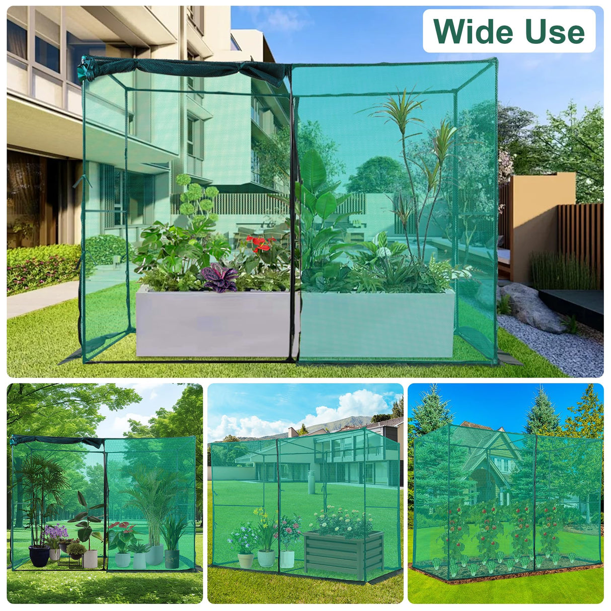 Toriexon Crop Cage Plant Protection Tent 6.5 x 10 x 6.5 Feet