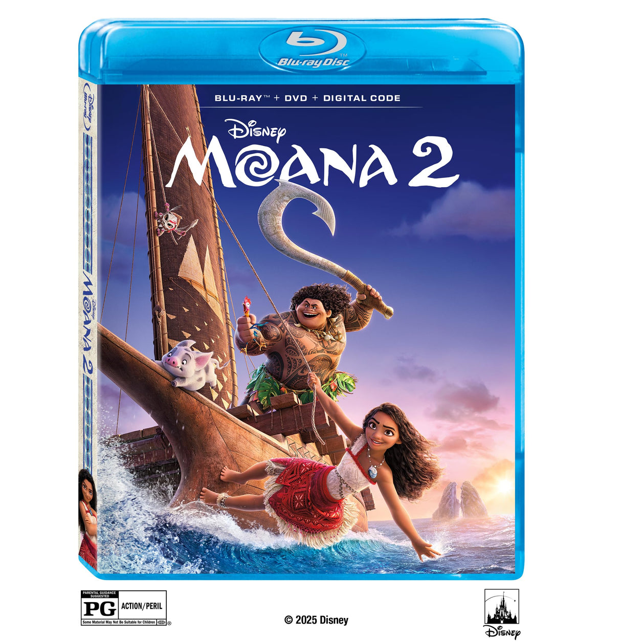 Moana 2 - Blu-ray + DVD + Digital