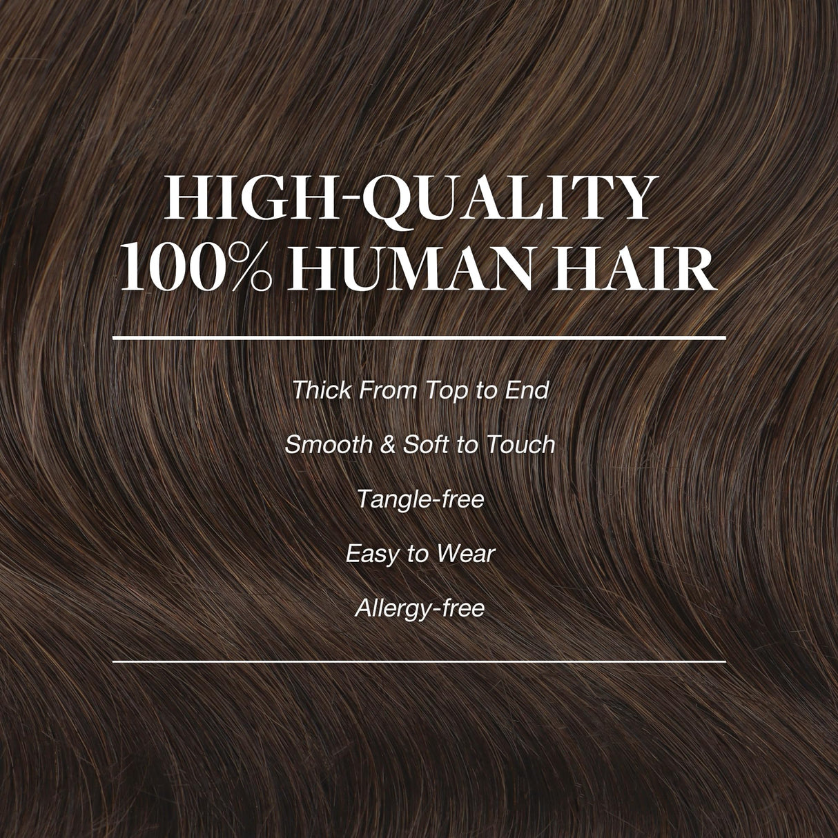 GOO GOO Clip in Hair Extensions Real Human Hair, Remy Human Hair Extensions Clip ins for Women, Natural Human Hair, 20inch 120g 7Pcs, 4A Chocolate Brown