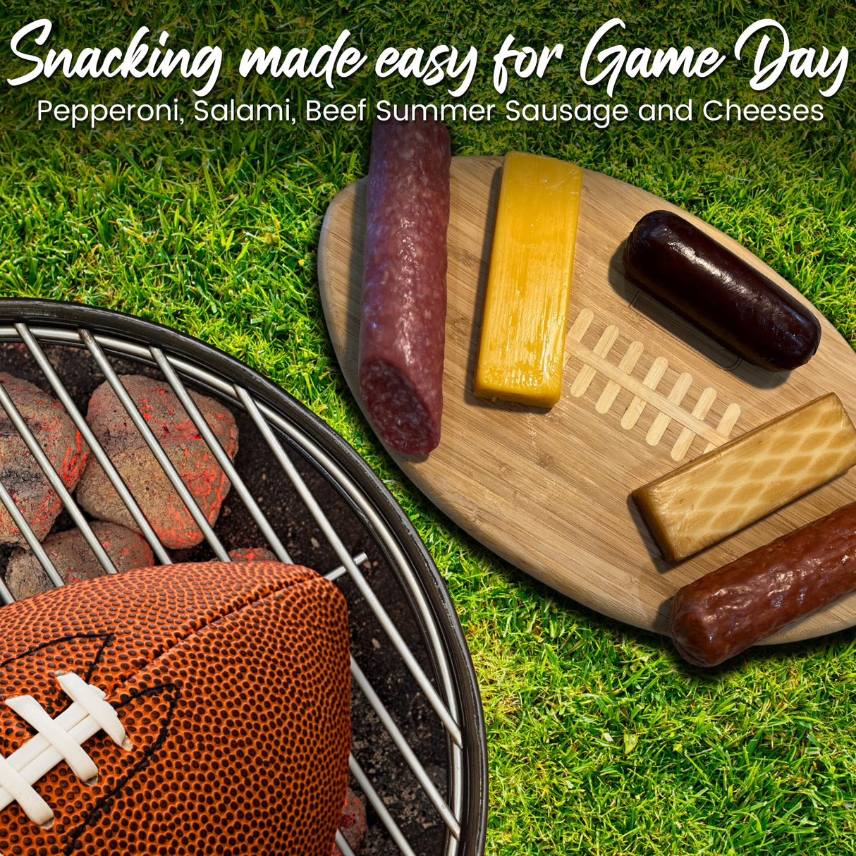 Charcuterie Food Items, Meat and Cheese Gift Basket Bundle – Salami, Summer Sausage - Charcuterie Board Food Gifts for Men - Father's Day, Mother's Day, Easter, House Warming, Care Package, Thanksgiving and Christmas Gifts