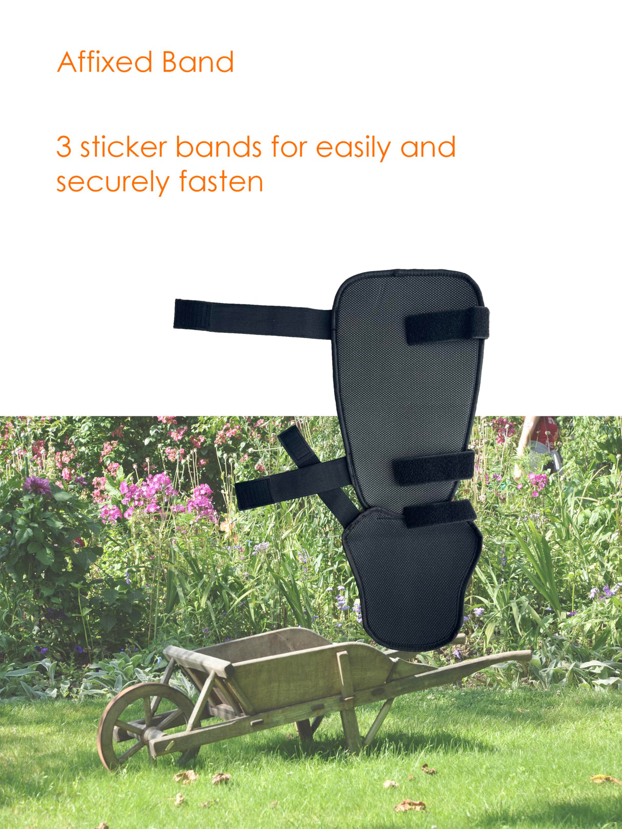 Protective Shin Guard Brush Gaiter Lite Version with a Layer of Sponge Cushion for Trimming Weed Eating Mowing Cutting Waterproof