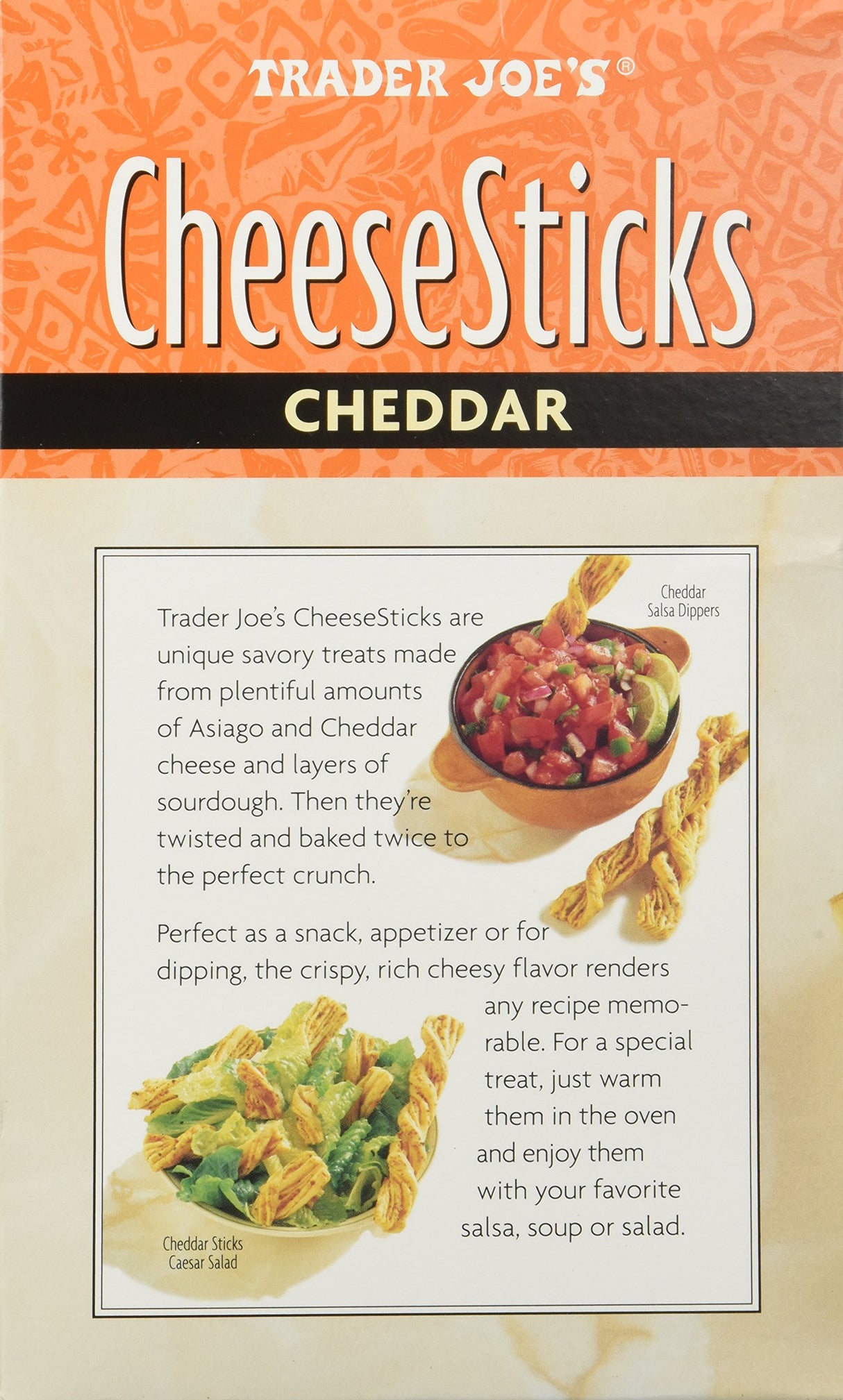 Trader Joe's Sharp Cheddar Sourdough Cheese Sticks