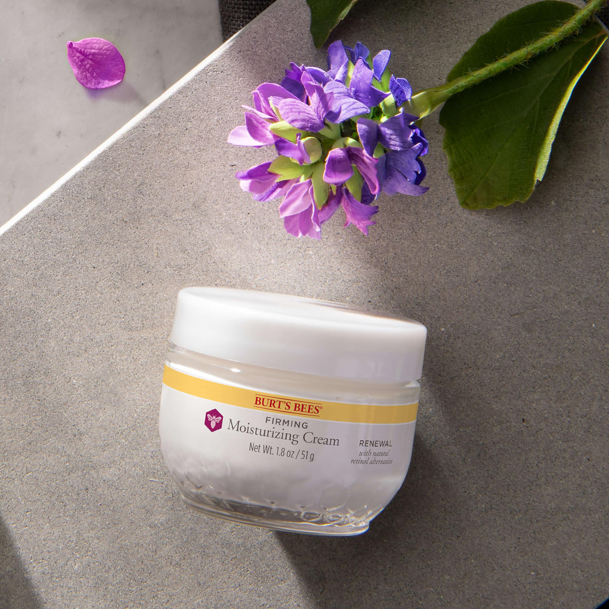 Burt's Bees Skin Care Stocking Stuffers, Face Moisturizer, Firming Face Cream, Anti-Aging Retinol Alternative, Moisturizing Natural Origin Skin Care Christmas Gifts, 1.8 Ounce