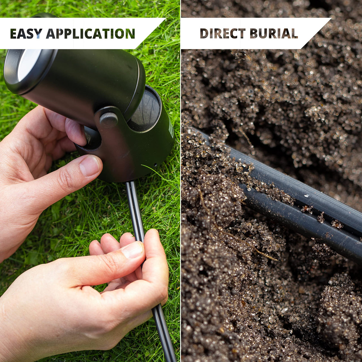 Wirefy 14/2 Low Voltage Landscape Wire 100 ft | Low Voltage Landscape Lighting Wire | Pure Copper | Outdoor Direct Burial | 14-Gauge 2-Conductor 100 Feet