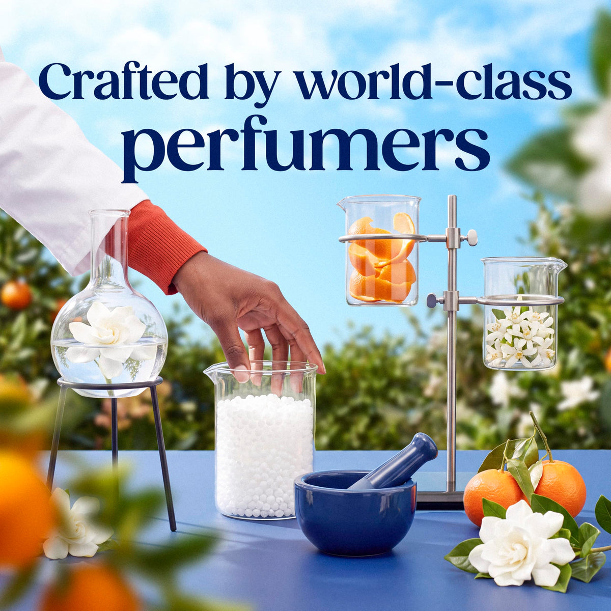Downy Boutique Botanicals In Wash Laundry Scent Booster Beads, CITREA Scent, 21.1 oz, Boutique Fragrances Inspired by the Artistry of Nature