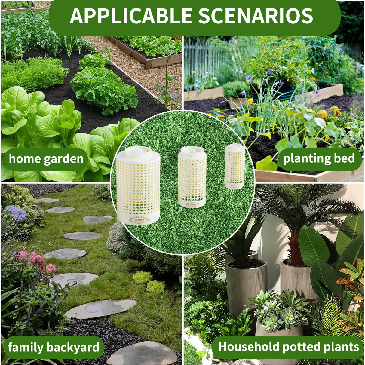 Underground Worm Farm, Garden Mini vermicomposting bin for use in Outdoor Gardening from Kitchen Food Waste, with Holes and lid11.81IN+10.23IN+8.38IN(3PC)