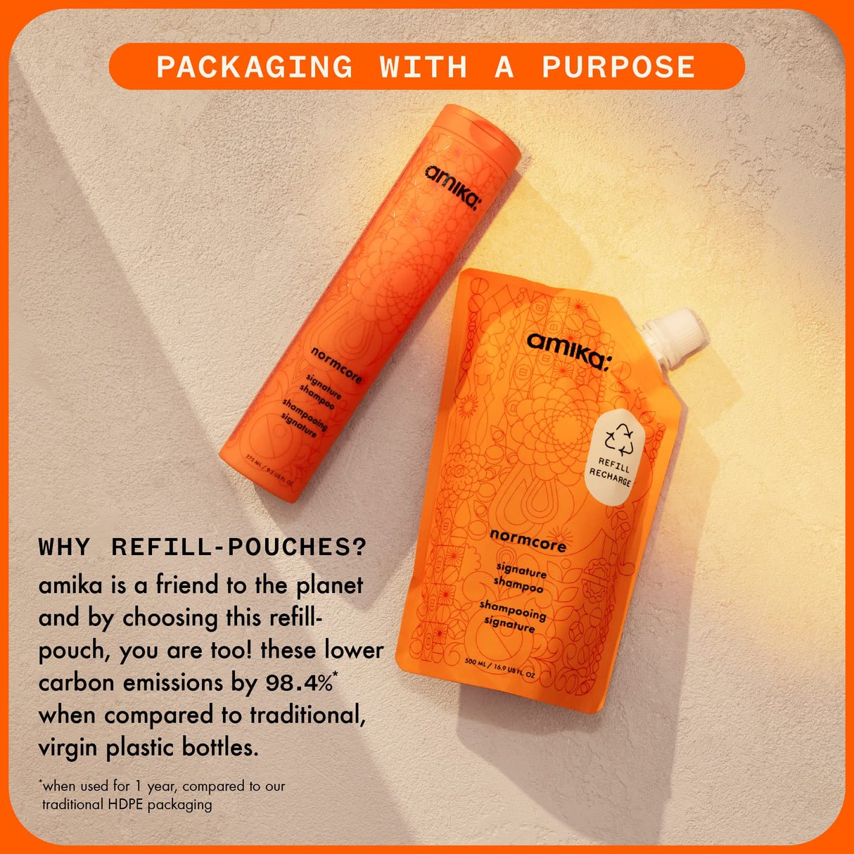 amika normcore signature conditioner, 1000ml