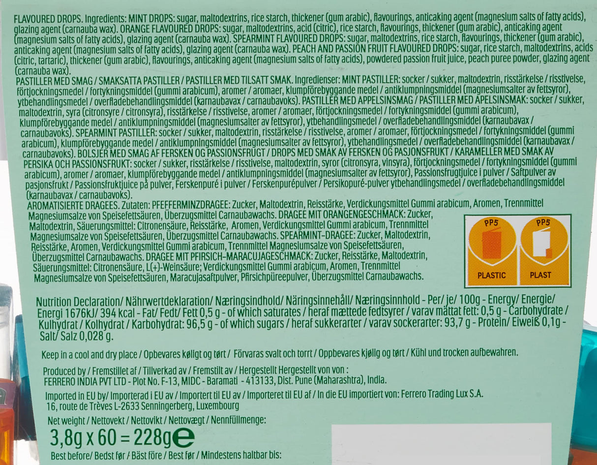 Tic Tac - Travelers - 60 Mini boxes