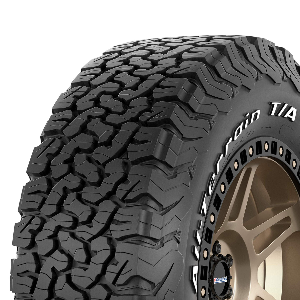 BFGoodrich All Terrain T/A KO2 Radial Car Tire for Light Trucks, SUVs, and Crossovers, LT265/70R17/C 112/109S